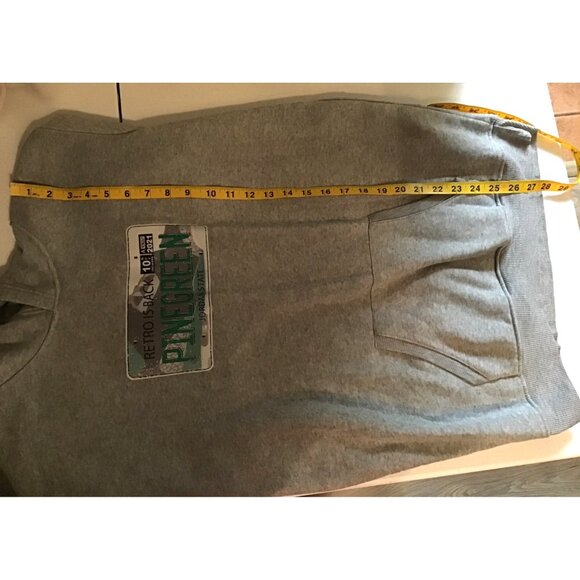 MEN PULLOVER HOODIE LONG SLEEVE FRONT KANGAROO POCKET SWEATSHIRT SIZE MEDIUM - Picture 6 of 8